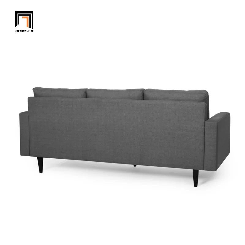 Ghế sofa băng giật nút BT8 màu xám lông chuột giá rẻ