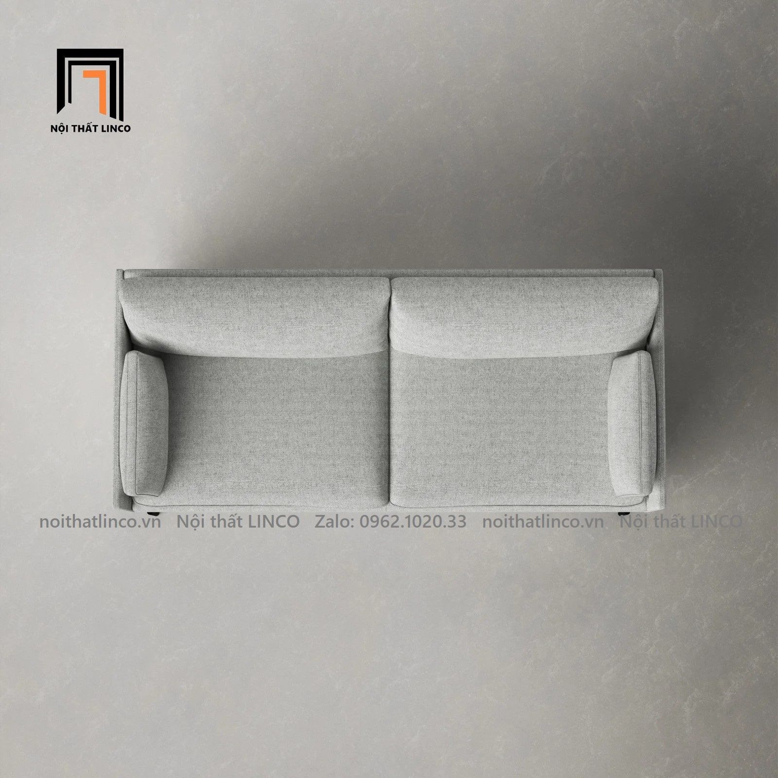Ghế sofa băng đẹp sang trọng BT53-Moab màu xám ghi trắng