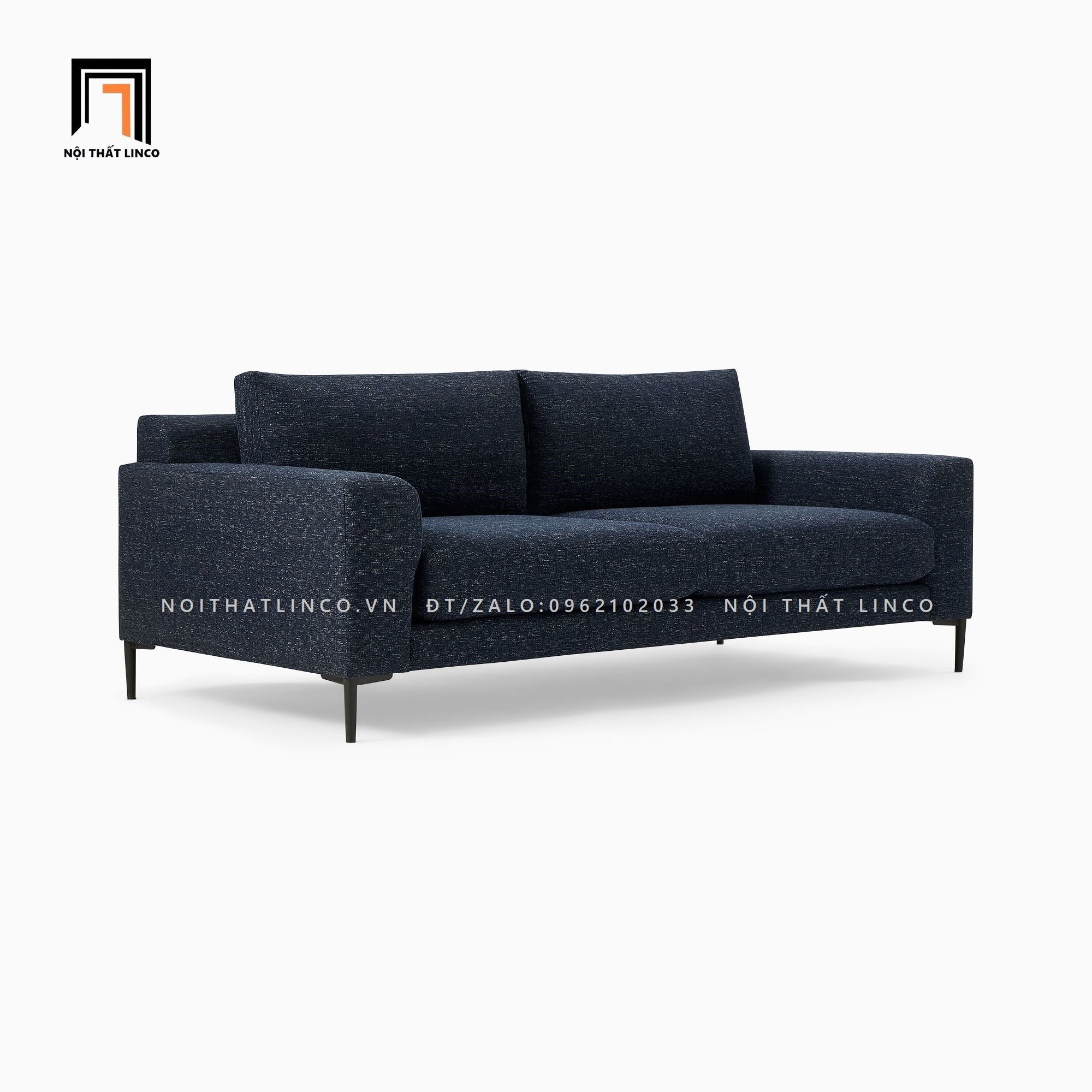 Ghế sofa băng vải bố BT119 Harper 2m cho căn hộ nhỏ