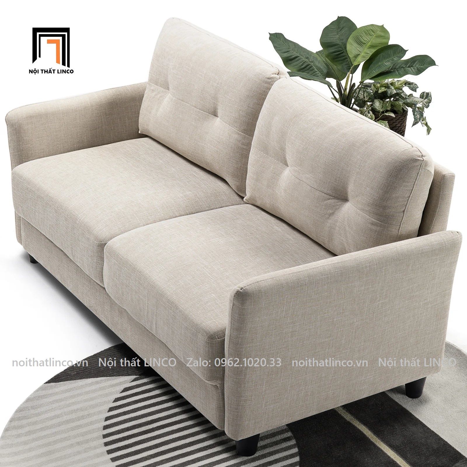 Ghế sofa băng văng phòng khách BT29-Helsley 1m9 giá rẻ