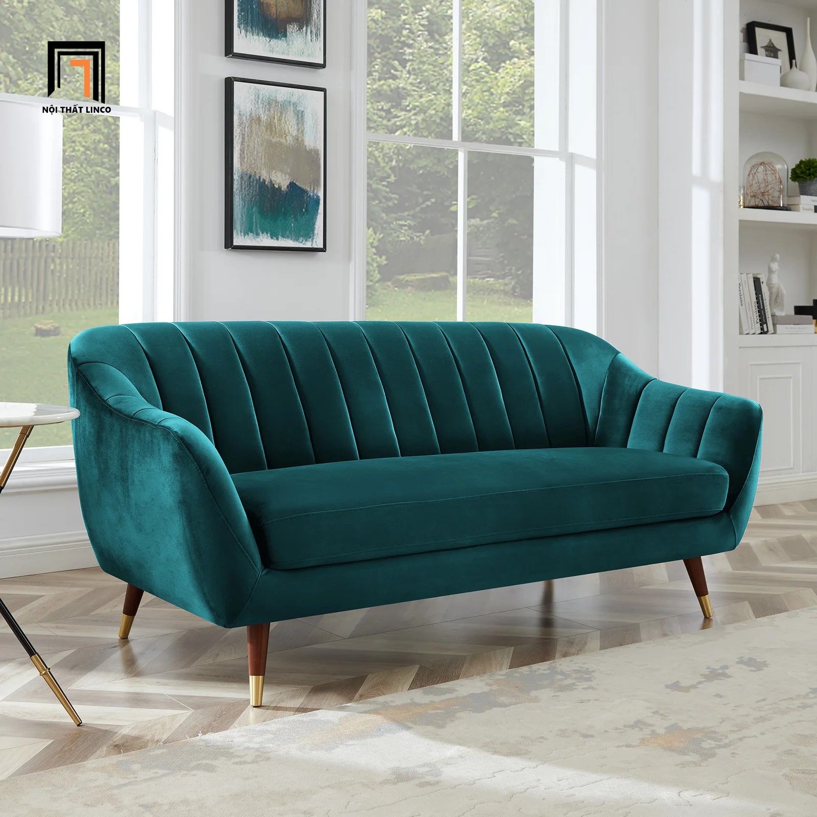 Ghế sofa băng vải nhung nỉ BT165 Fairground dài 1m9