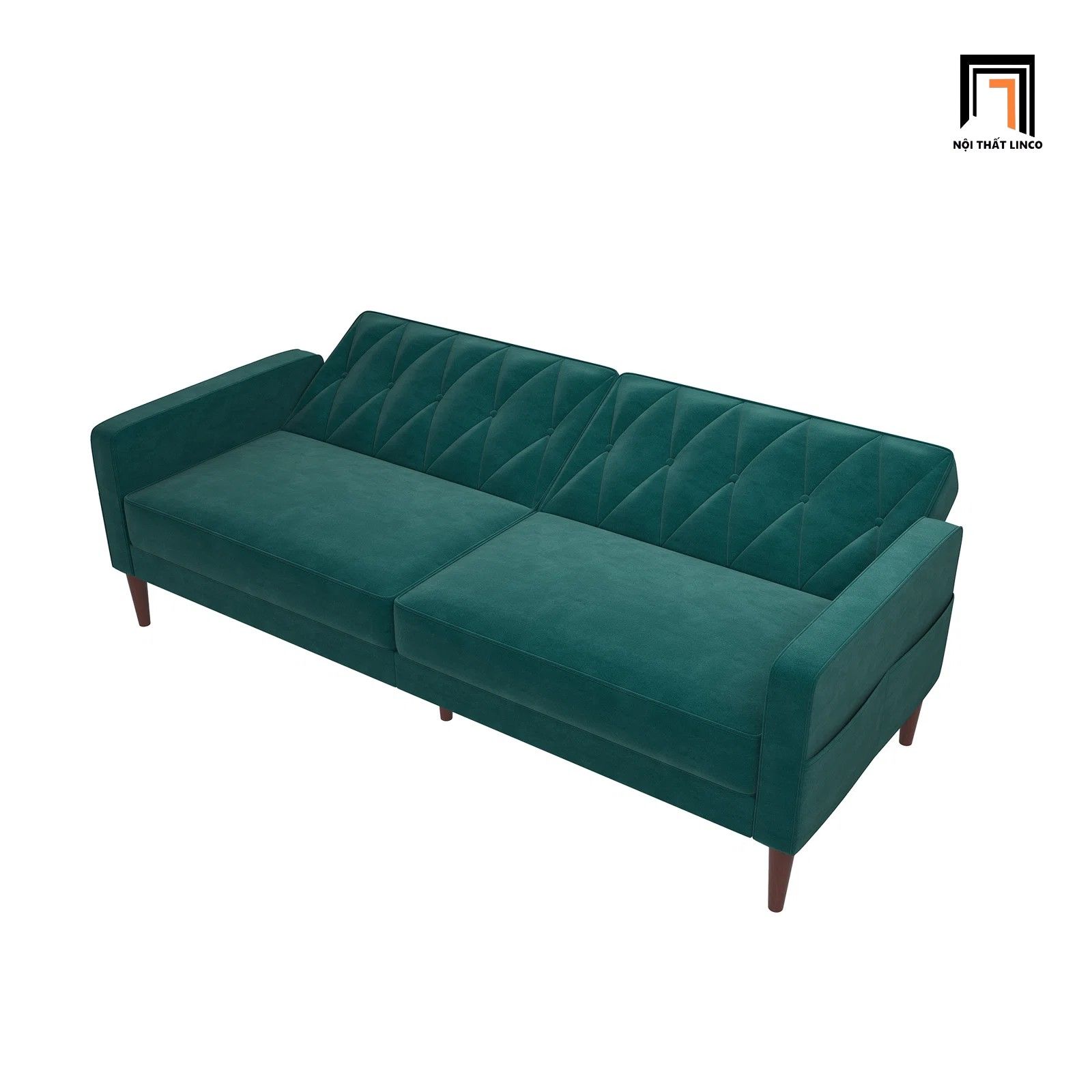 Ghế sofa thông minh bật giường nằm GB38 Honbay 1m9 vải nhung