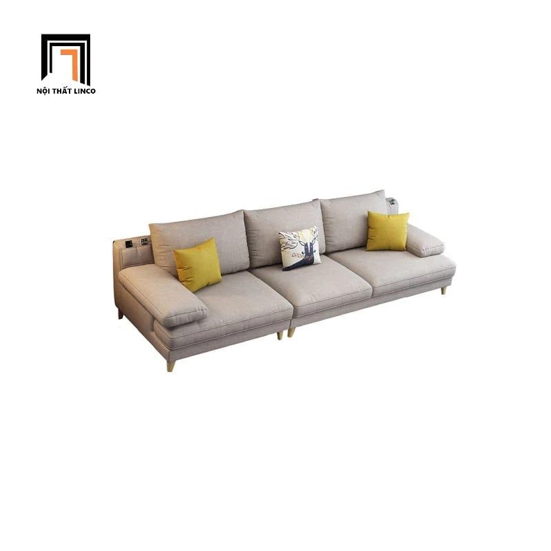 Bộ ghế sofa góc L vải nỉ GT172 Moark 2m6 x 1m8 giá rẻ