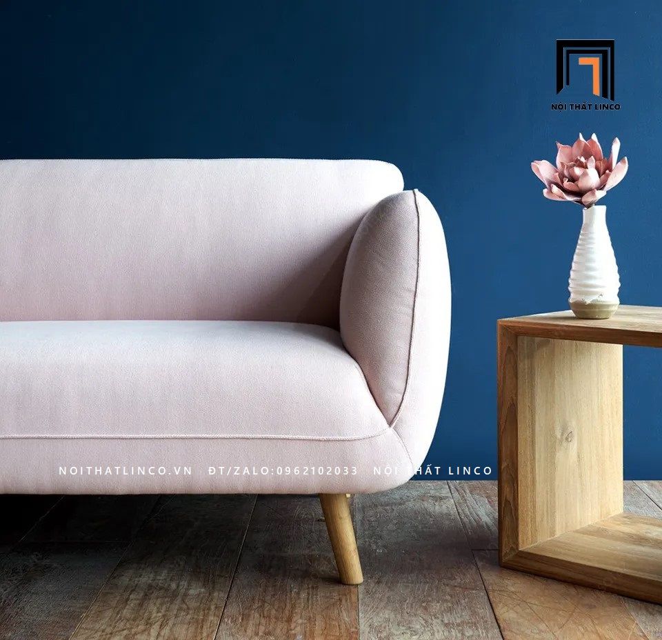 Ghế sofa băng màu xám trắng BT78 Indochine 2m giá rẻ