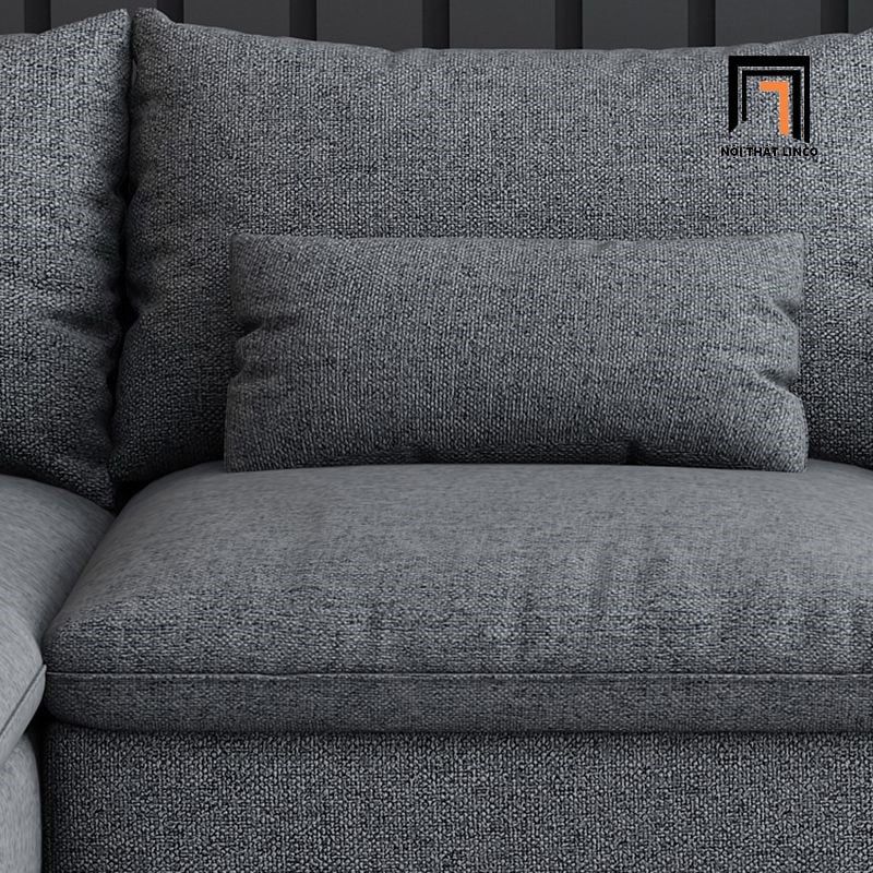 Bộ ghế sofa góc chữ L GT173 Bonita 2m5 x 1m7 xám lông chuột