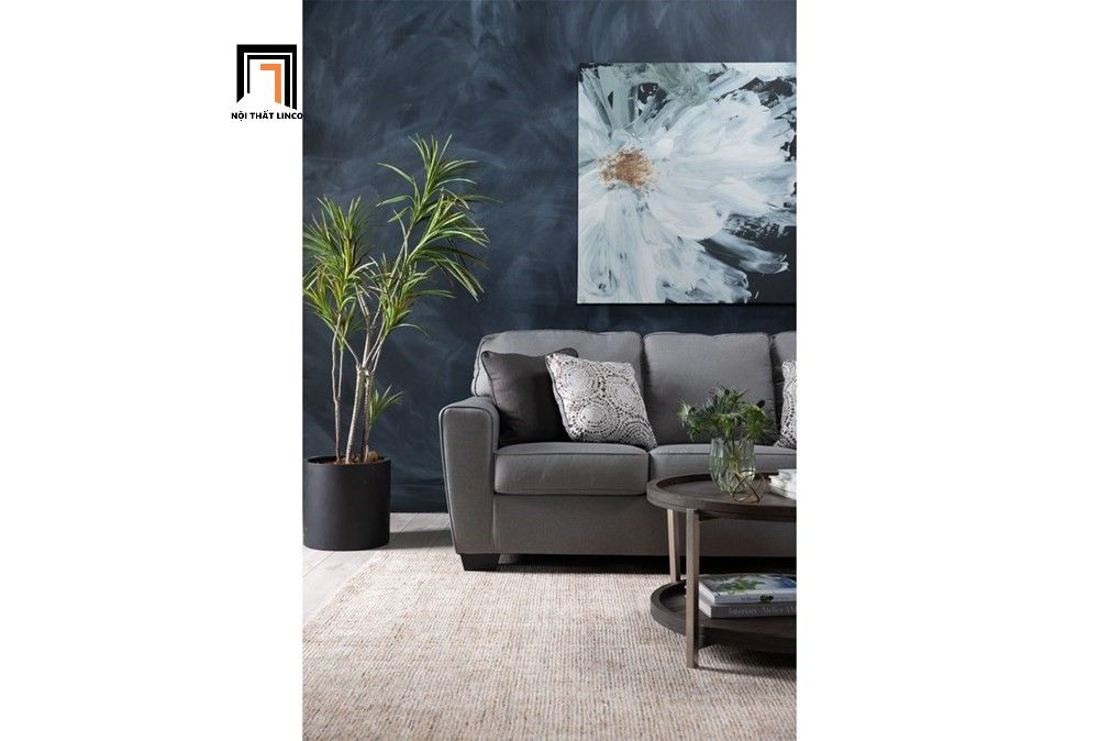 Bộ ghế sofa góc L GT42 Mcdade 2m8 x 1m6 phong cách Âu Mỹ