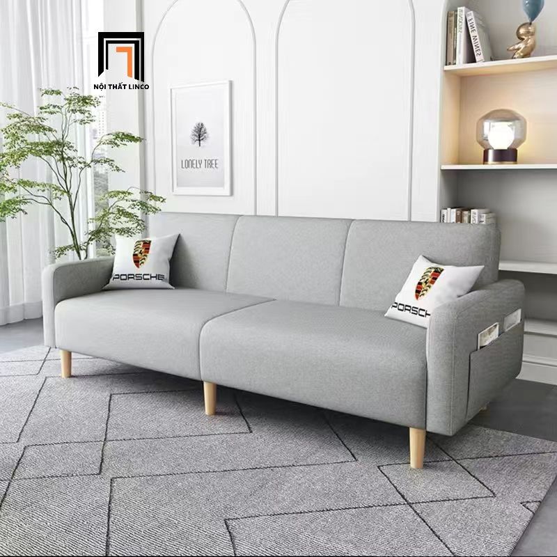 Ghế sofa giường bật nằm giá rẻ GB111 Tira dài 2m da công nghiệp