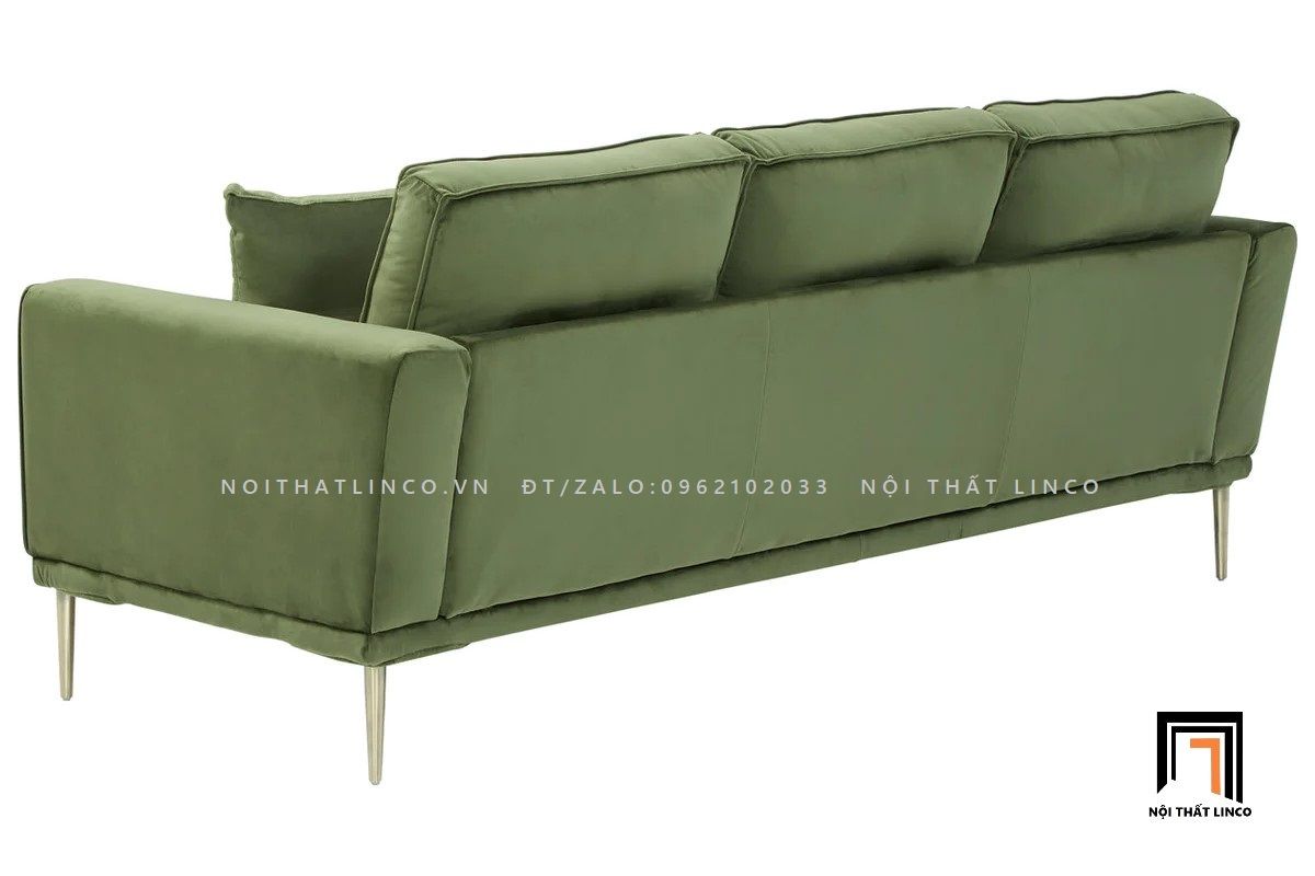 Ghế sofa băng sang trọng dài 2m BT115 vải nhung đẹp