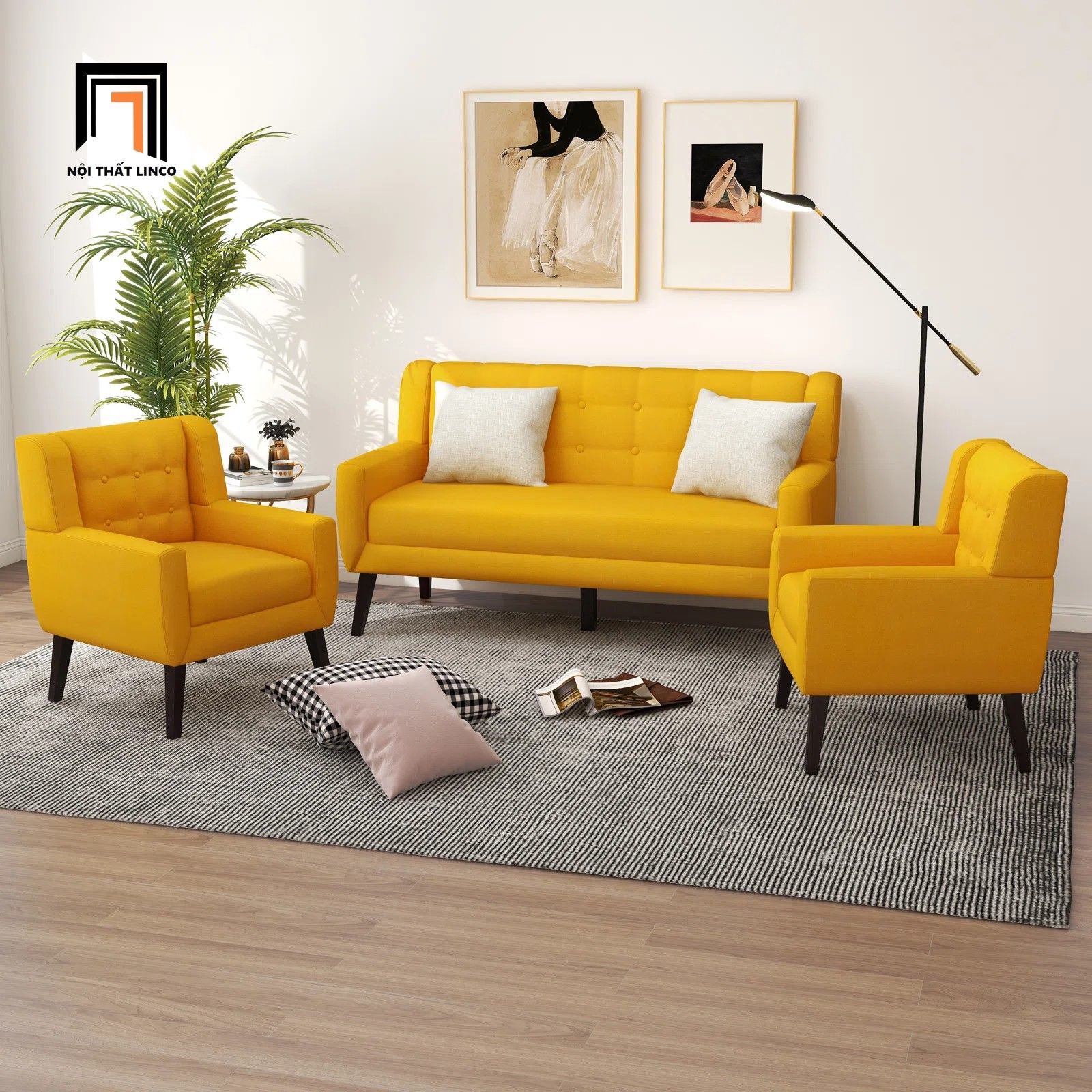 Bộ ghế sofa nhỏ gọn cho văn phòng KT96 Uixe giá rẻ