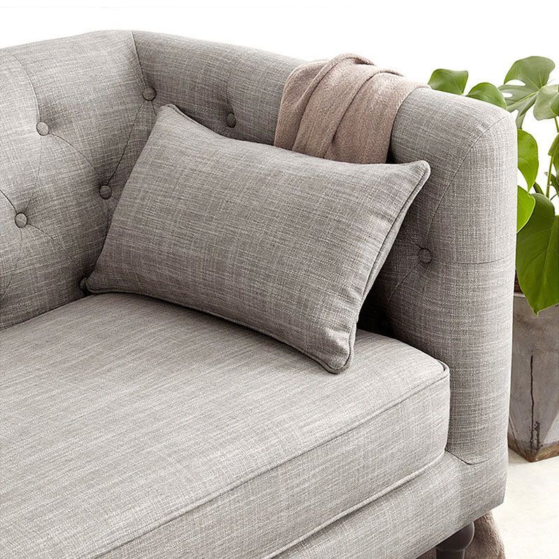 Bộ ghế sofa kiểu dáng Âu Mỹ KT95 Wright màu xám ghi