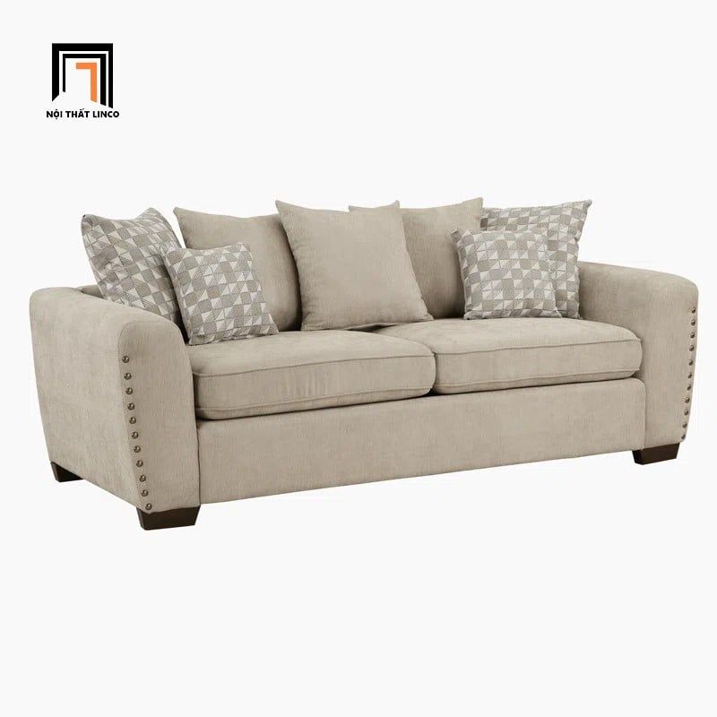 Bộ ghế sofa vải bố cao cấp KT158 Ebern phòng khách gia đình