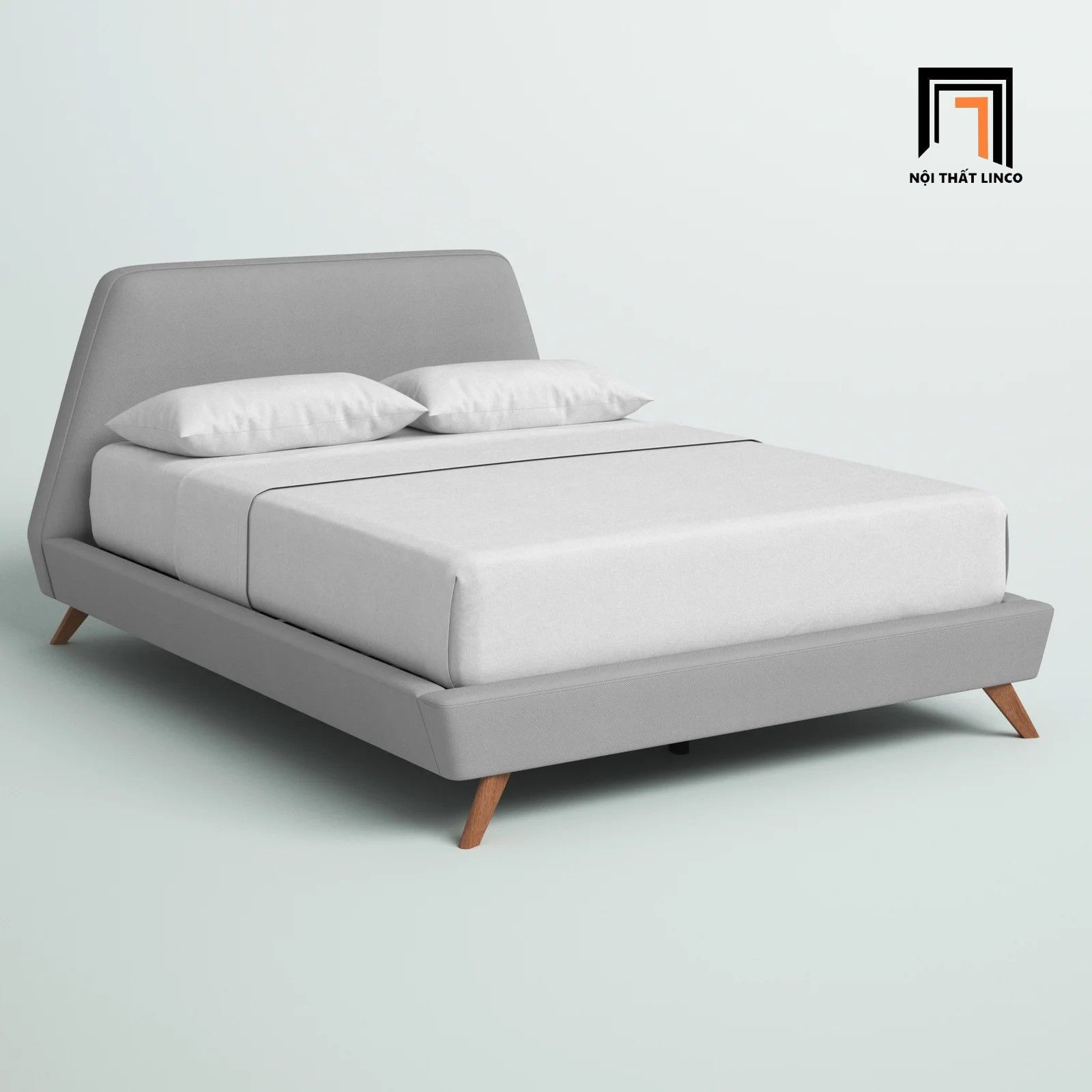 Giường ngủ bọc vải hiện đại GN23 Corrigan cho căn hộ chung cư