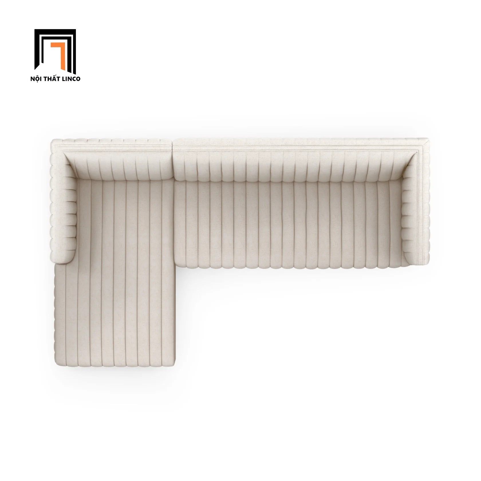 Ghế sofa góc chữ L GT80 Augustine 2m4 x 1m6 sang trọng