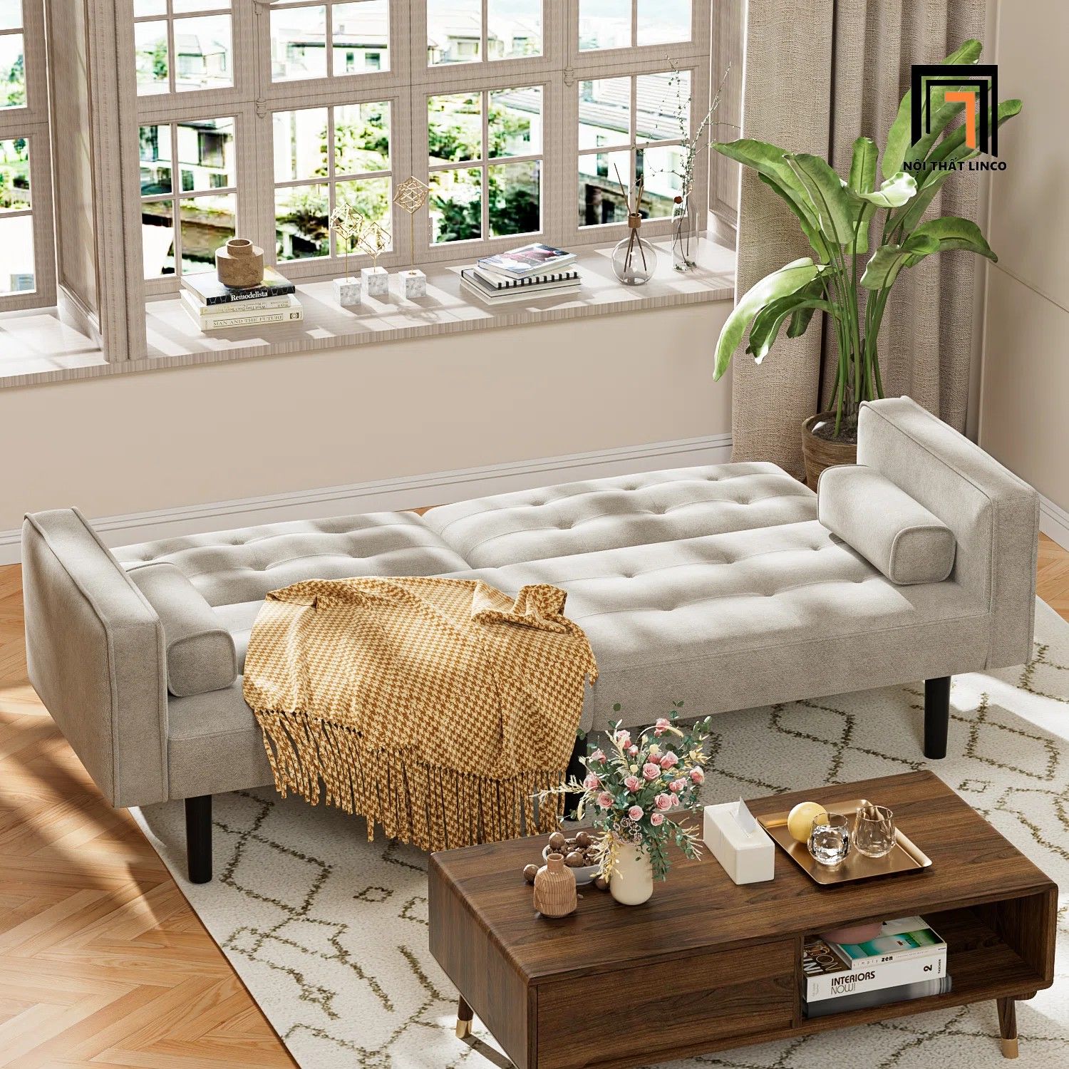 Ghế sofa băng gấp giường nằm GB20 Willa dài 1m9 giá rẻ