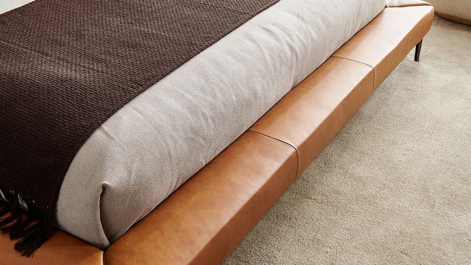 Giường ngủ sang trọng GN30 Gloom 2m2 x 1m6 da công nghiệp