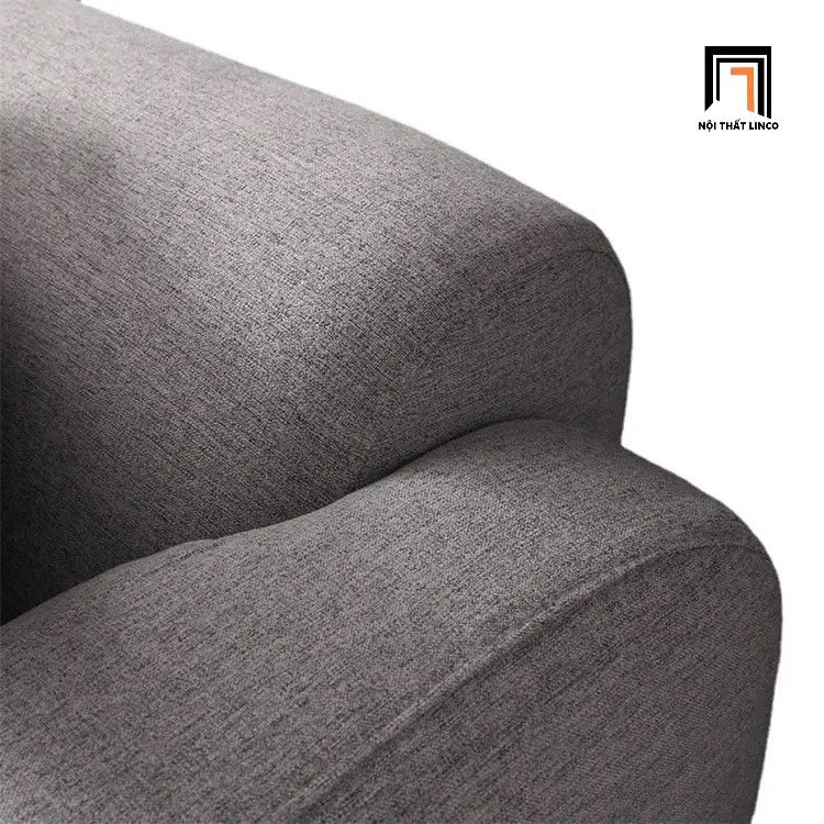 Ghế sofa băng 3 nệm ngồi BT183 CXD 2m màu xám vải nhung