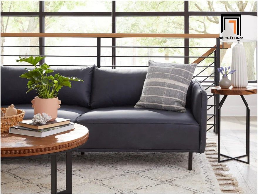 Ghế sofa góc GT11 Ezra 2m4 x 1m6 bọc simili giả da