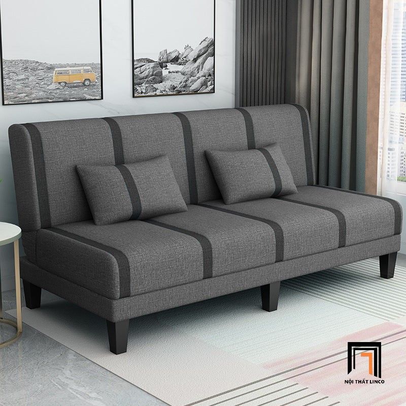 Ghế sofa bed thông minh dài 1m7 GB67 Roding chạy sọc đen