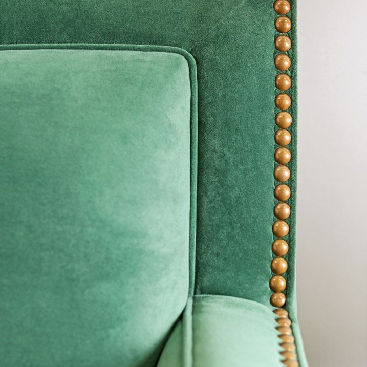 Bộ ghế sofa phòng khách sang trọng KT117 Yazzie xanh lá vải nhung