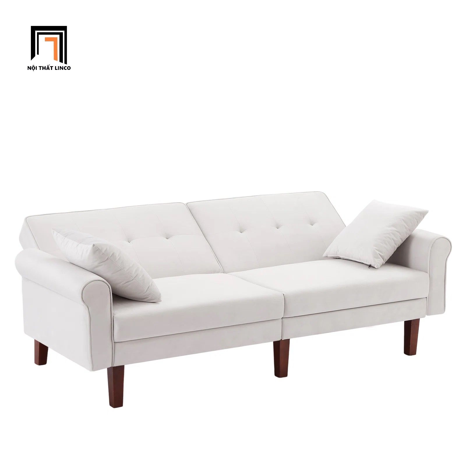Ghế sofa băng bật giường nằm GB55 Karnstem 2m vải nỉ nhung