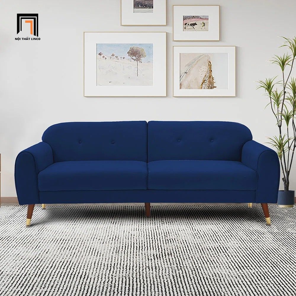 Ghế sofa băng nhỏ dài 2m BT167 Chesa vải nhung đẹp