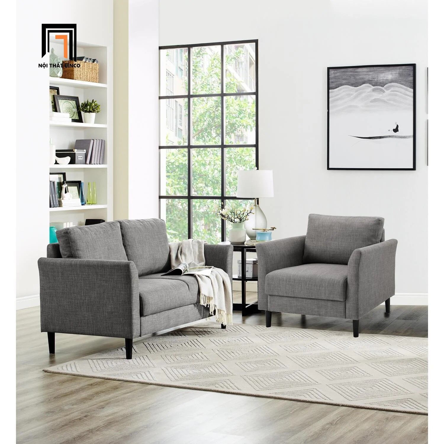 Bộ ghế sofa văn phòng làm việc KT128 Marouso giá rẻ