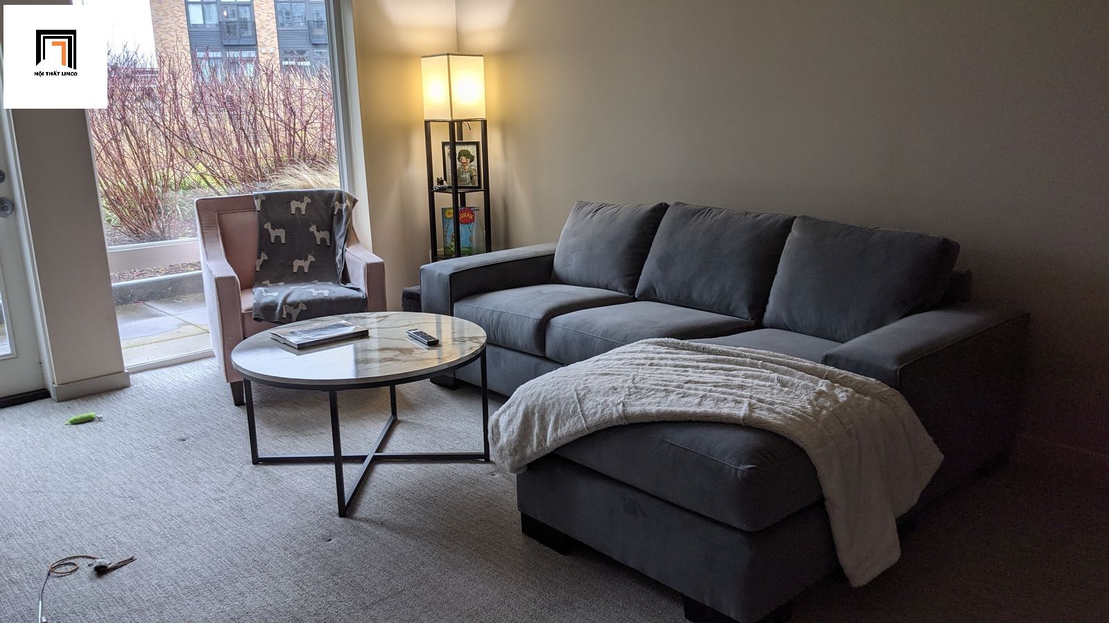 Ghế sofa băng giá rẻ BT14 dài 1m8 phong cách Bắc Âu