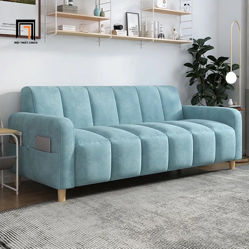 Ghế sofa băng nhỏ gọn BT139 Guling 1m75 vải nhung