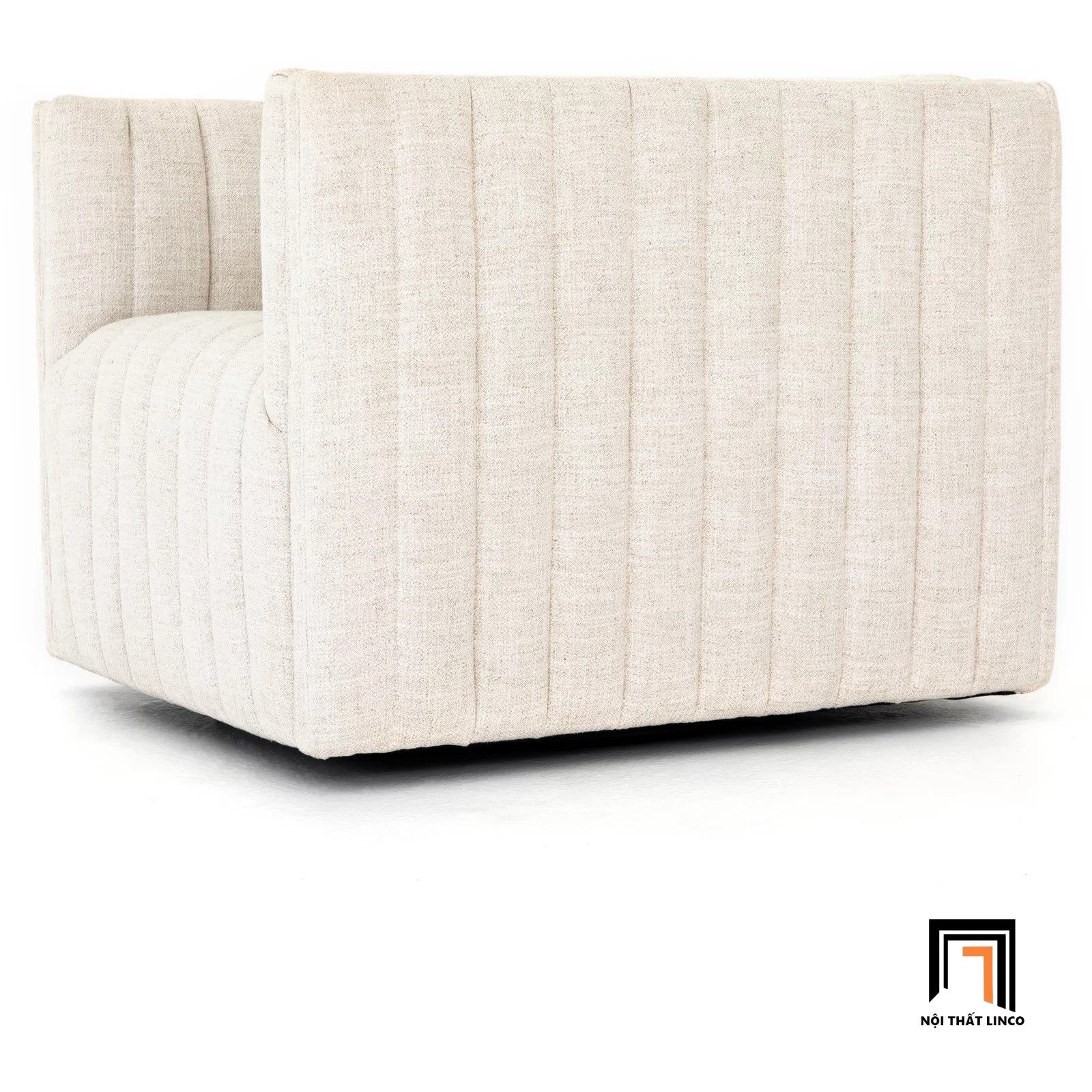 Ghế sofa đơn trang trí DT35 Brant nhỏ xinh màu kem