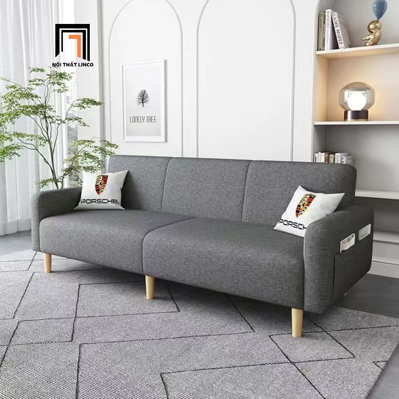 Ghế sofa giường bật nằm giá rẻ GB111 Tira dài 2m da công nghiệp