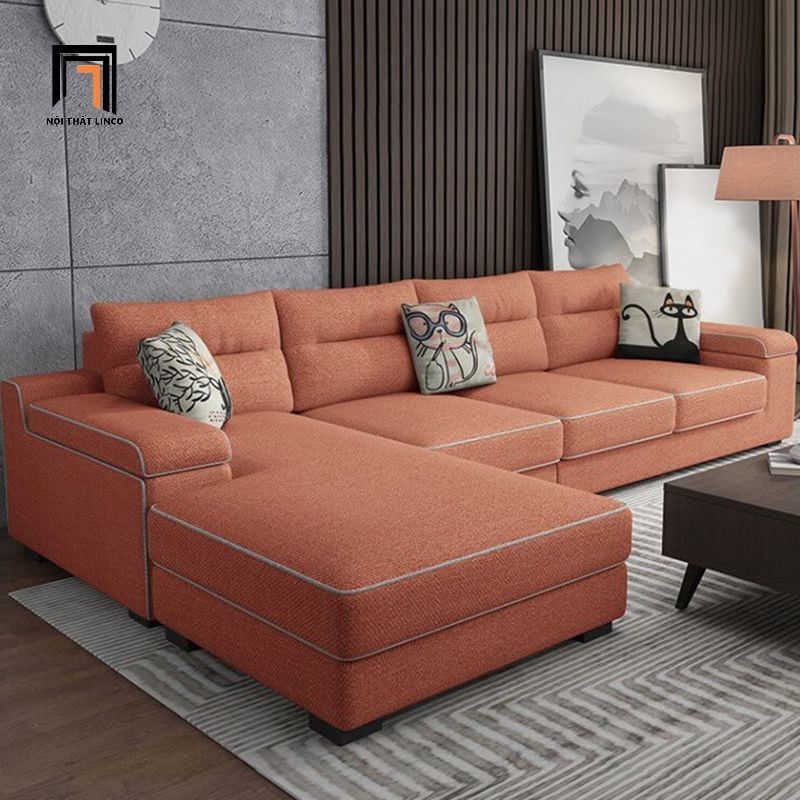Bộ ghế sofa góc L phòng khách gia đình GT129 Ammo 3m x 1m6