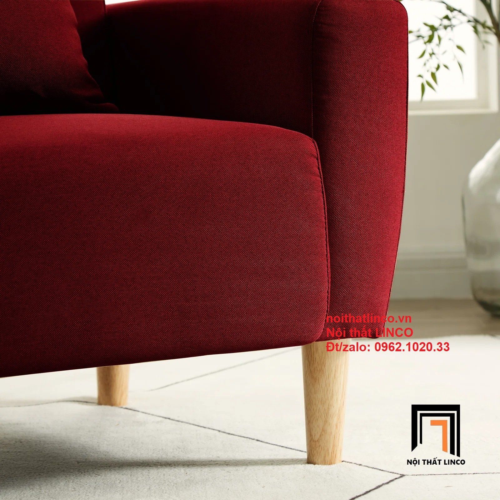 Ghế sofa đơn DT2 Zaro cho phòng ngủ nhỏ xinh
