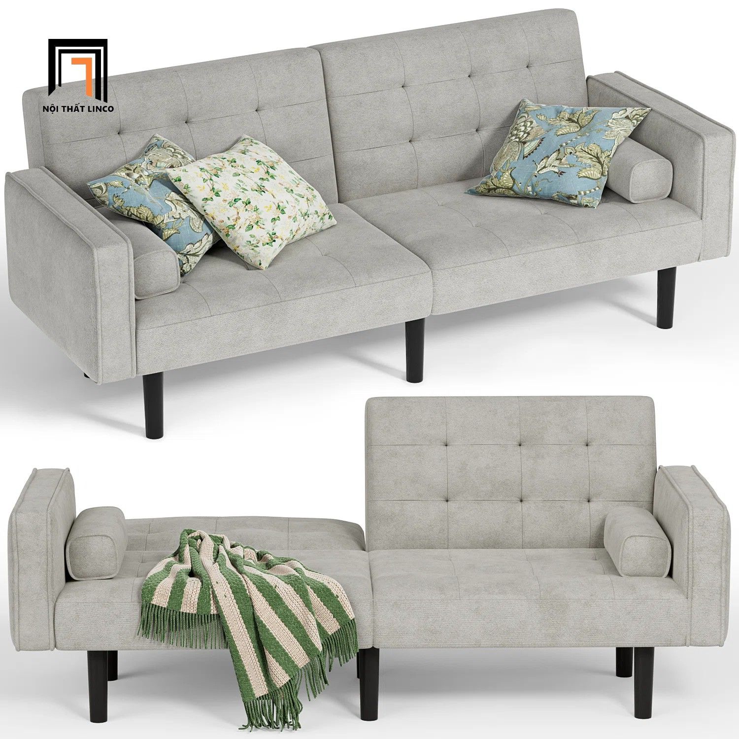 Ghế sofa băng gấp giường nằm GB20 Willa dài 1m9 giá rẻ