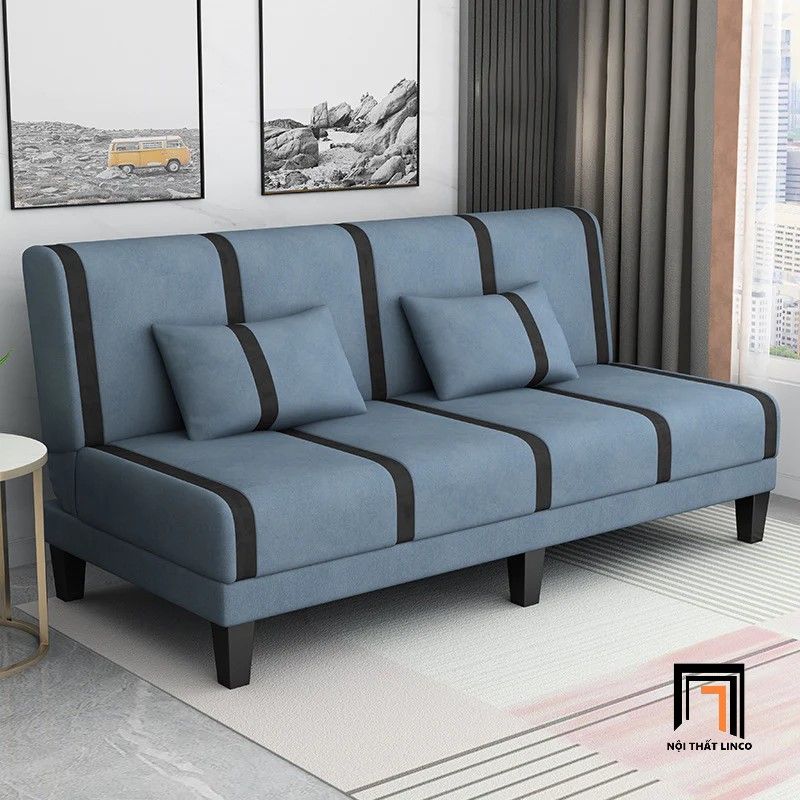 Ghế sofa bed thông minh dài 1m7 GB67 Roding chạy sọc đen