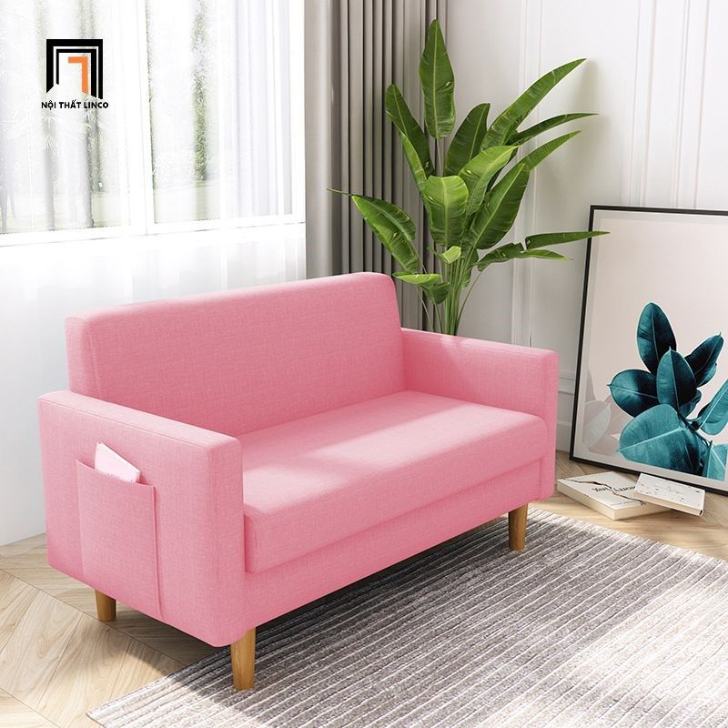 Ghế sofa băng nhỏ gọn dài 1m5 BT216 Tine màu xanh dương