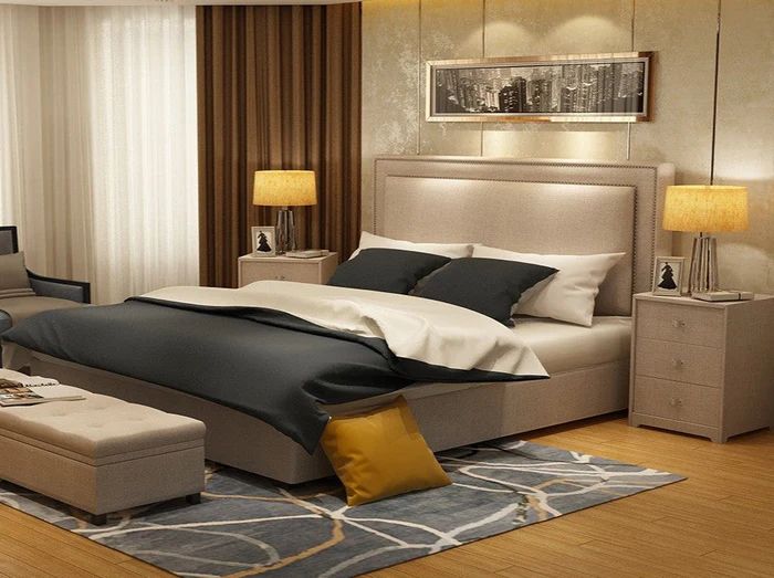 Giường ngủ cao cấp phong cách châu Âu GN76 Hailee sang trọng