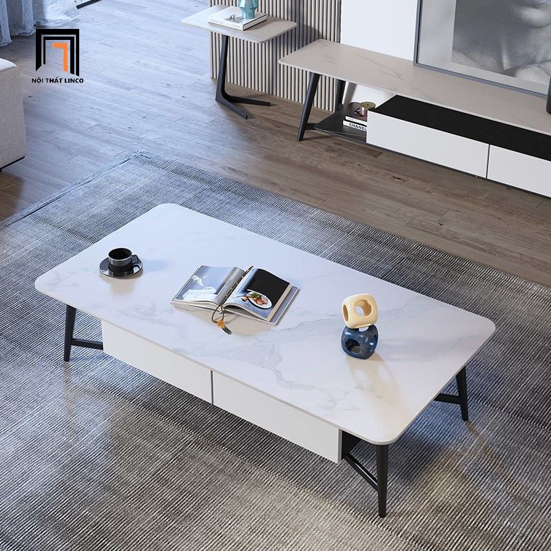 Bàn trà sofa phòng khách hiện đại BSF8 Camis 1m x 50 mặt đá