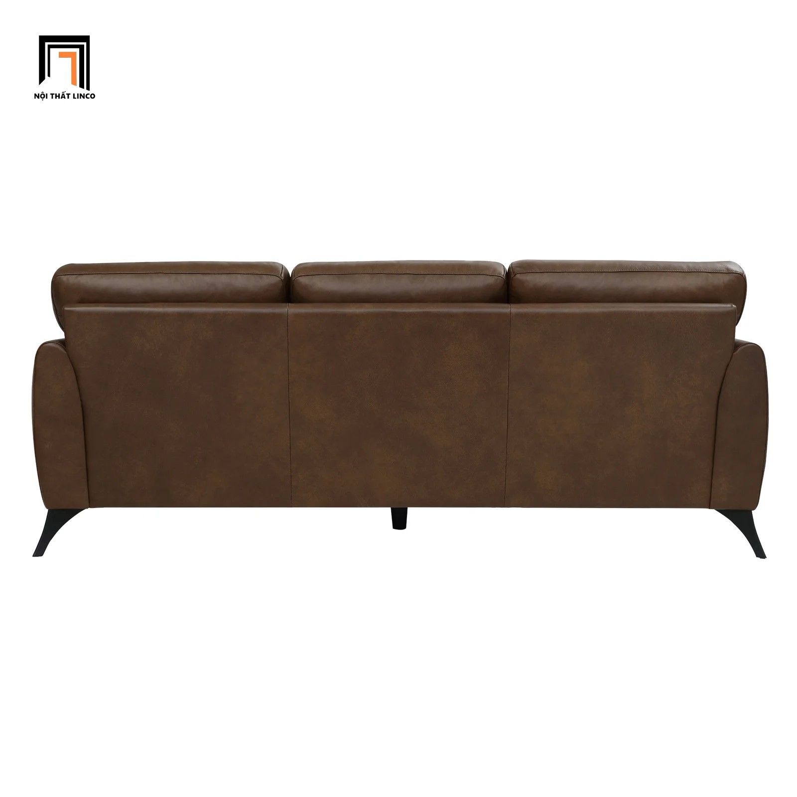 Ghế sofa băng da Pu BT169 Ahmara 2m nâu cafe