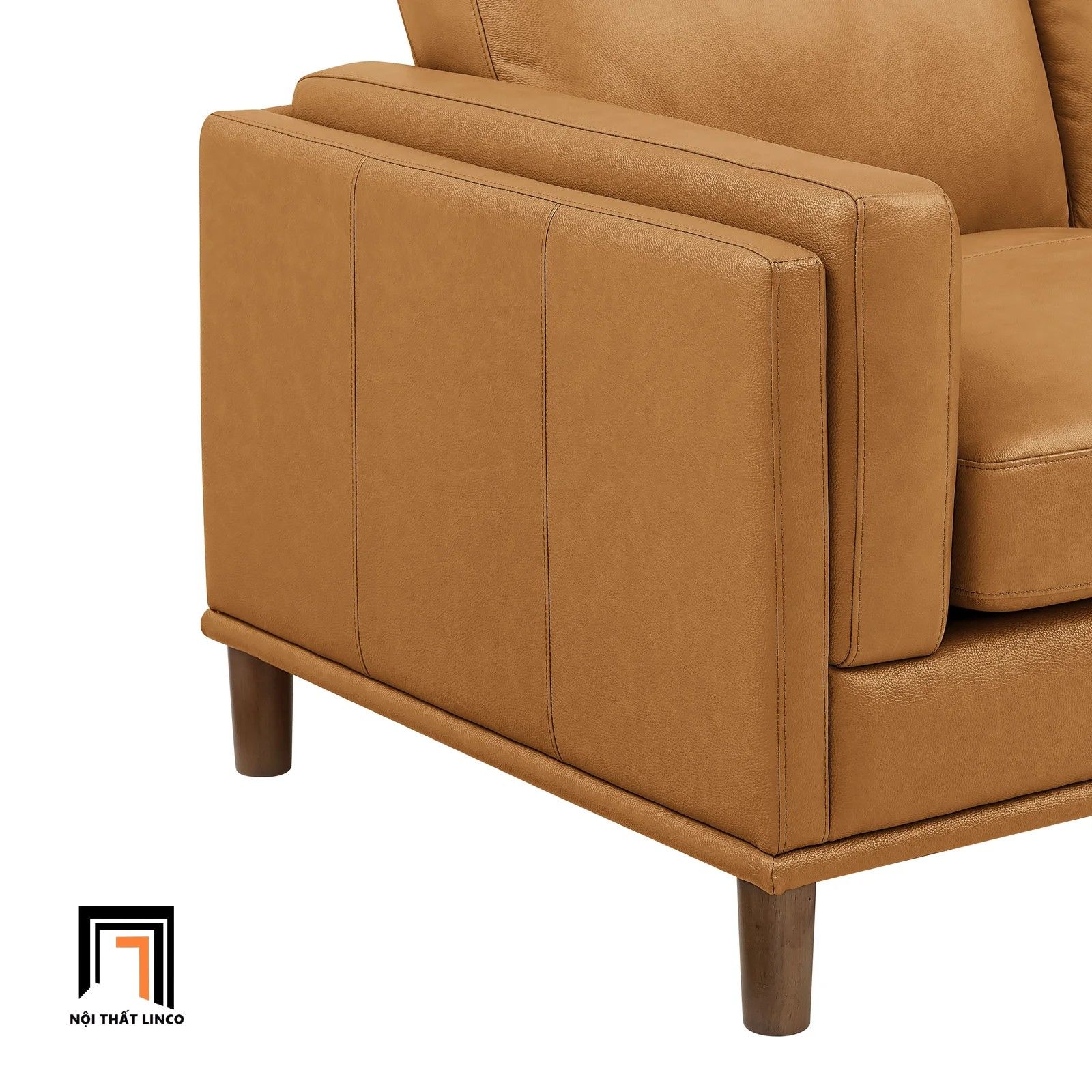 Ghế sofa bọc da giả 1 chỗ ngồi DT59 Kassy cho gia đình