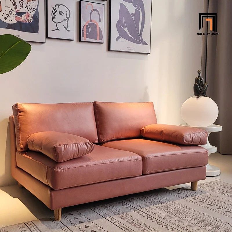 Ghế sofa văng nỉ dài 1m8 màu kem BT217 Blendis nhỏ gọn