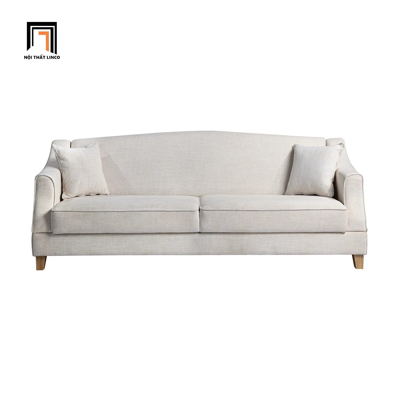 Ghế sofa giường phong cách Âu Mỹ GB102 Milena 2m2 vải nhung