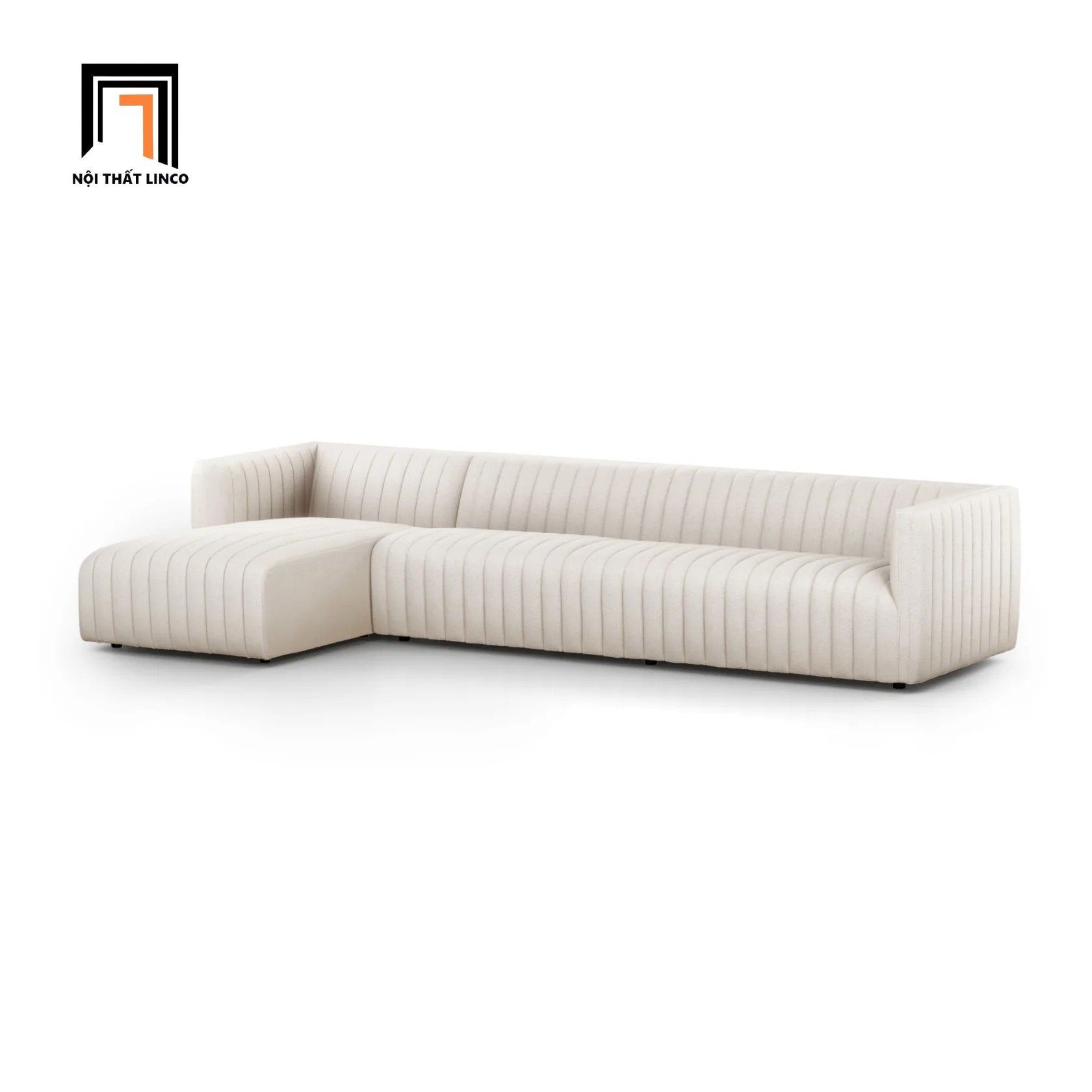 Ghế sofa góc chữ L GT80 Augustine 2m4 x 1m6 sang trọng