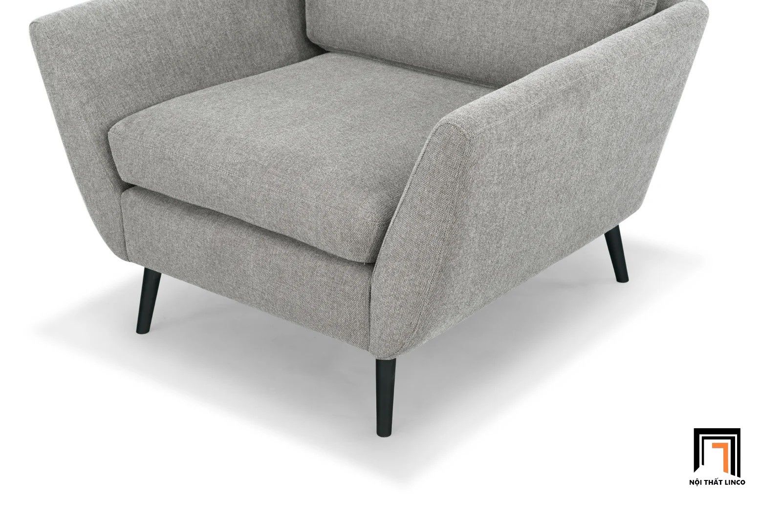 Ghế sofa đơn hiện đại DT33 Tyndall màu xám trắng đẹp