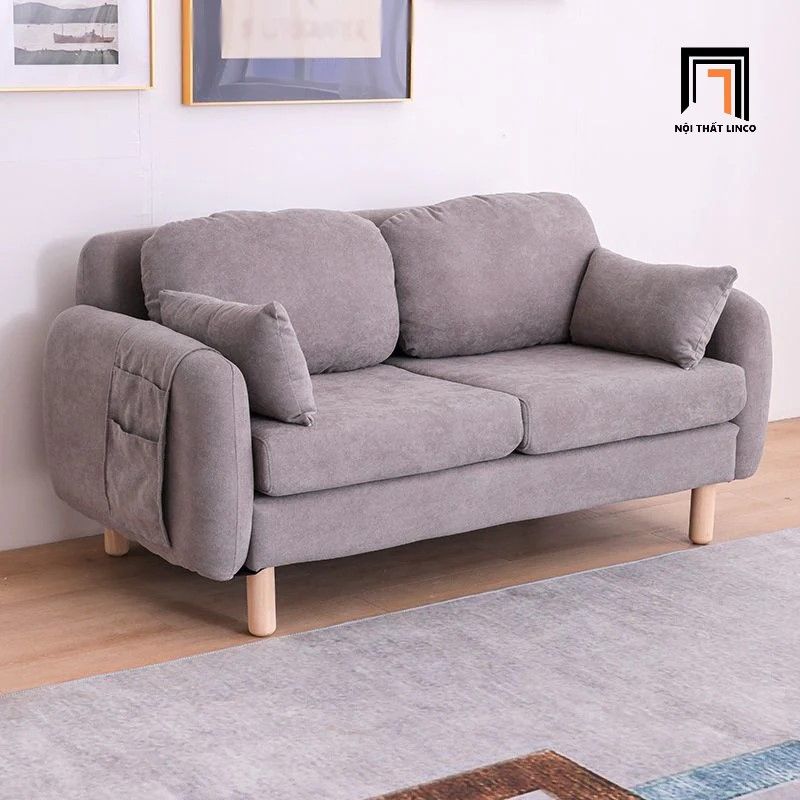 Ghế sofa băng nhỏ gọn BT156 Scandy dài 1m5 vải nỉ