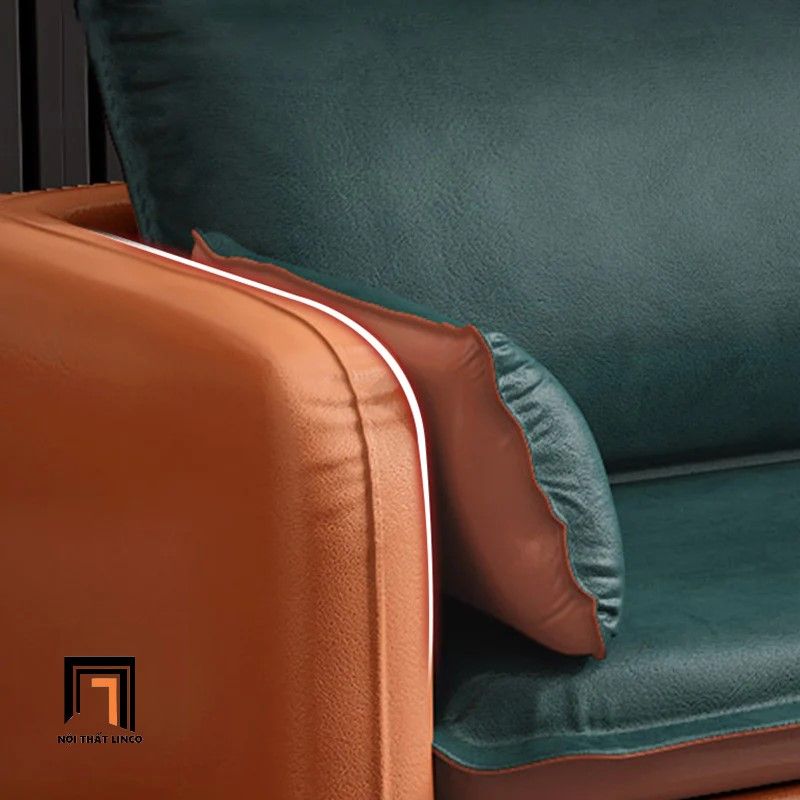 Ghế sofa băng phòng khách dài 2m BT152 Flamo da công nghiệp