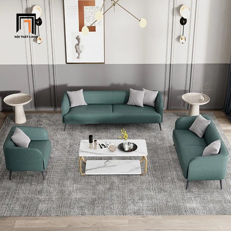 Ghế sofa băng chờ BT293 Sorum dài 2m05 bọc da Pu simili