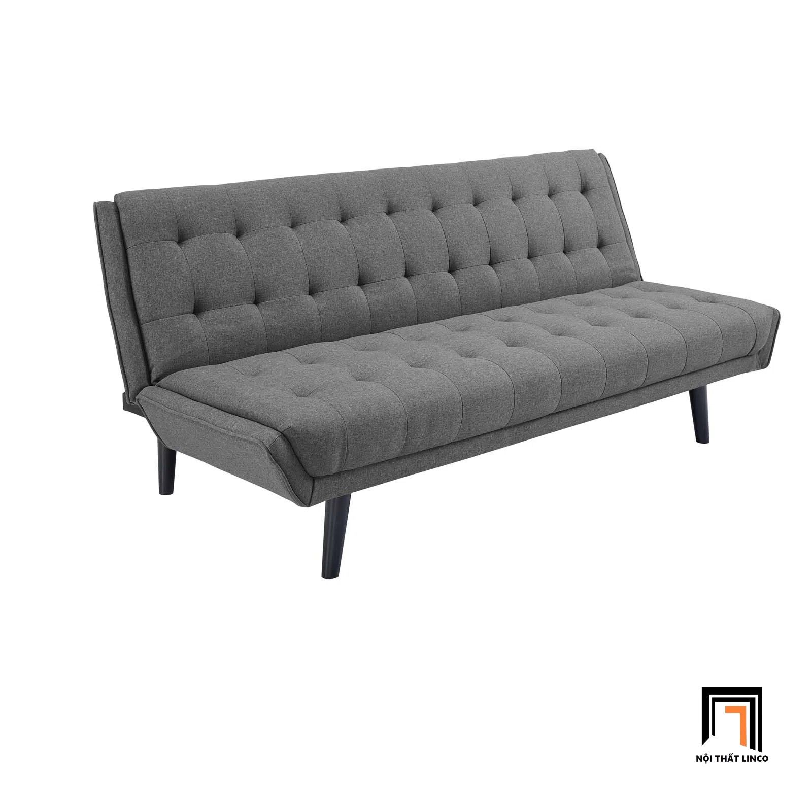 Ghế sofa giường hiện đại GB23 Ethel dài 2m màu xám lông chuột
