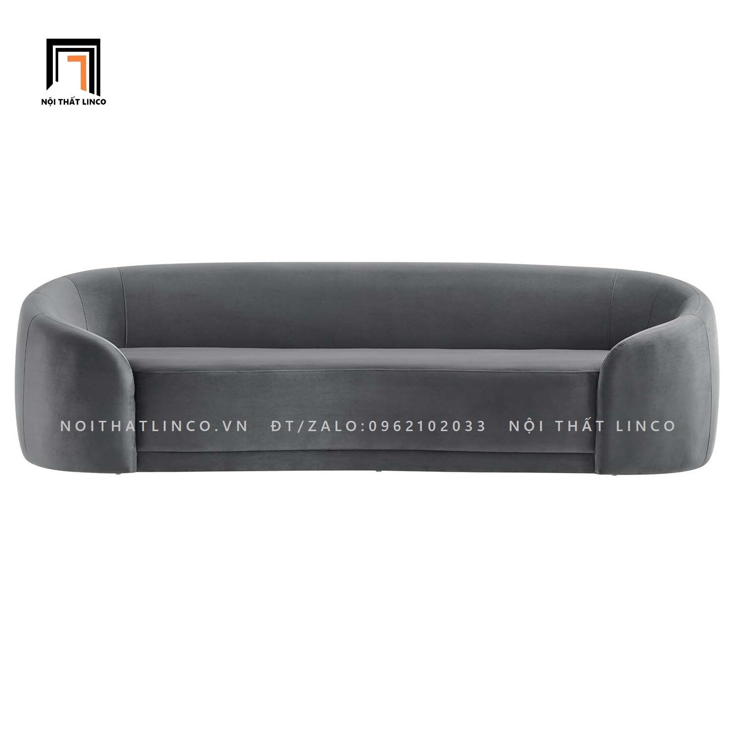 Ghế sofa băng vải nhung nỉ BT55-Chesterfield trưng bày cho shop tiệm