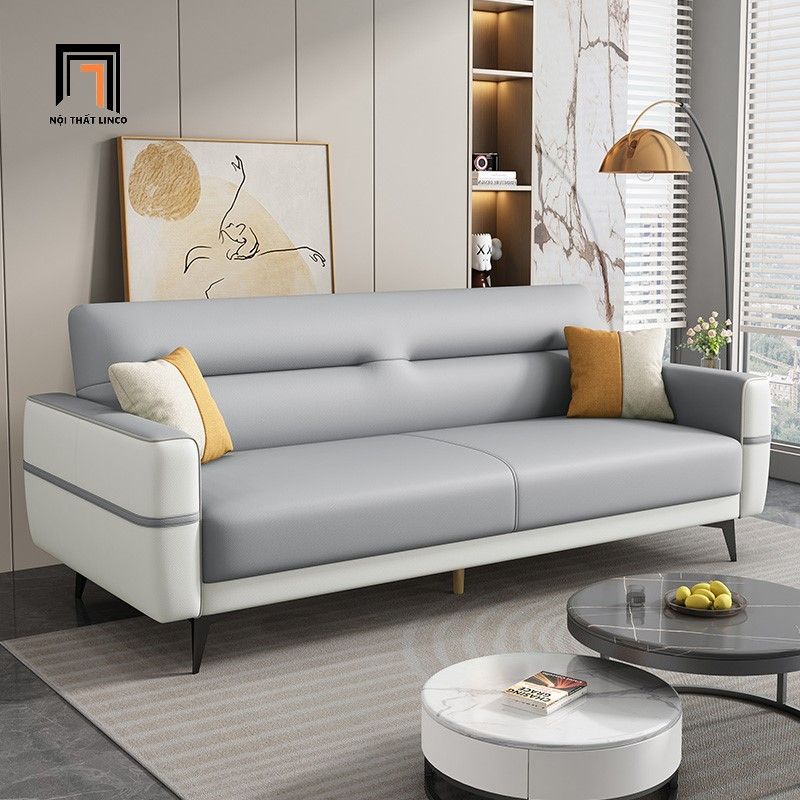 Ghế sofa giường nằm hiện đại 2m GB110 Uniao phối màu da đẹp