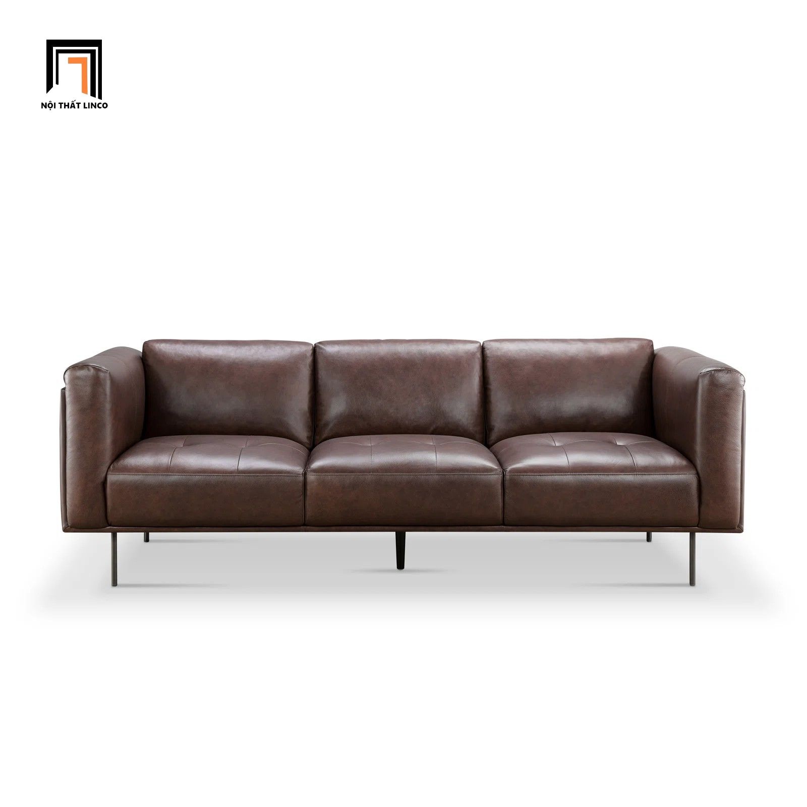 Ghế sofa băng da công nghiệp BT180 Foxcon dài 2m2 sang trọng